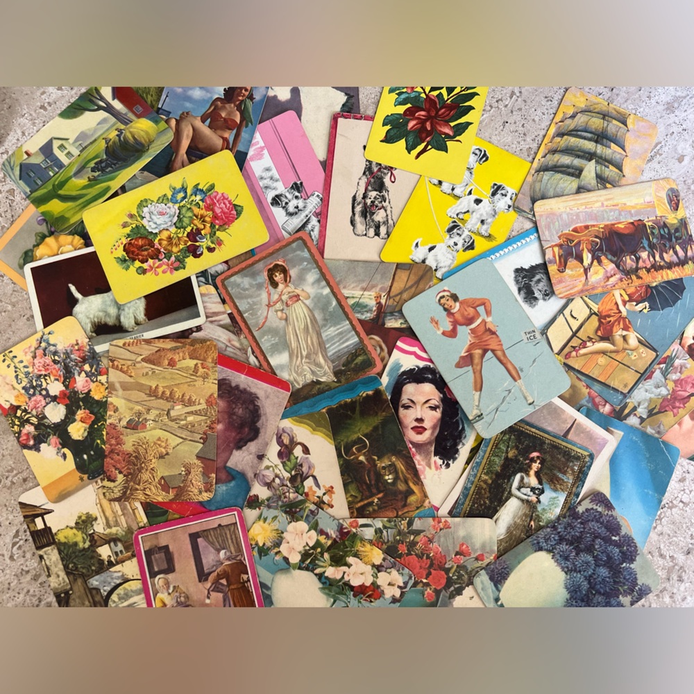 Set of 44 Vintage Trading Cards